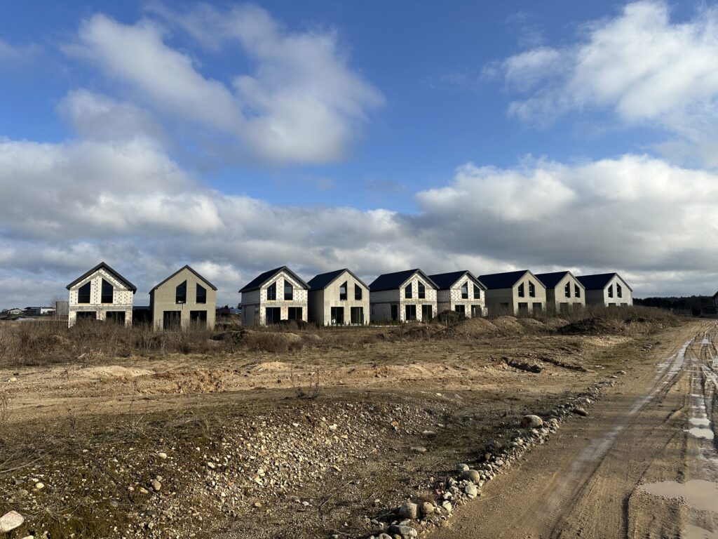 Marianos Veriovkinos g. namai (Marianos Veriovkinos g. 2, 4, 6, 8, 10, 12, 14, 16) - Row housing - construction photos