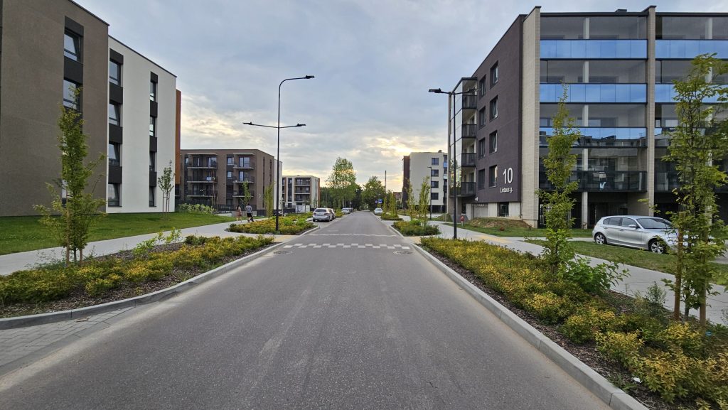 Lietaus gatvės atkarpa (Lietaus g.) - Street - construction photos