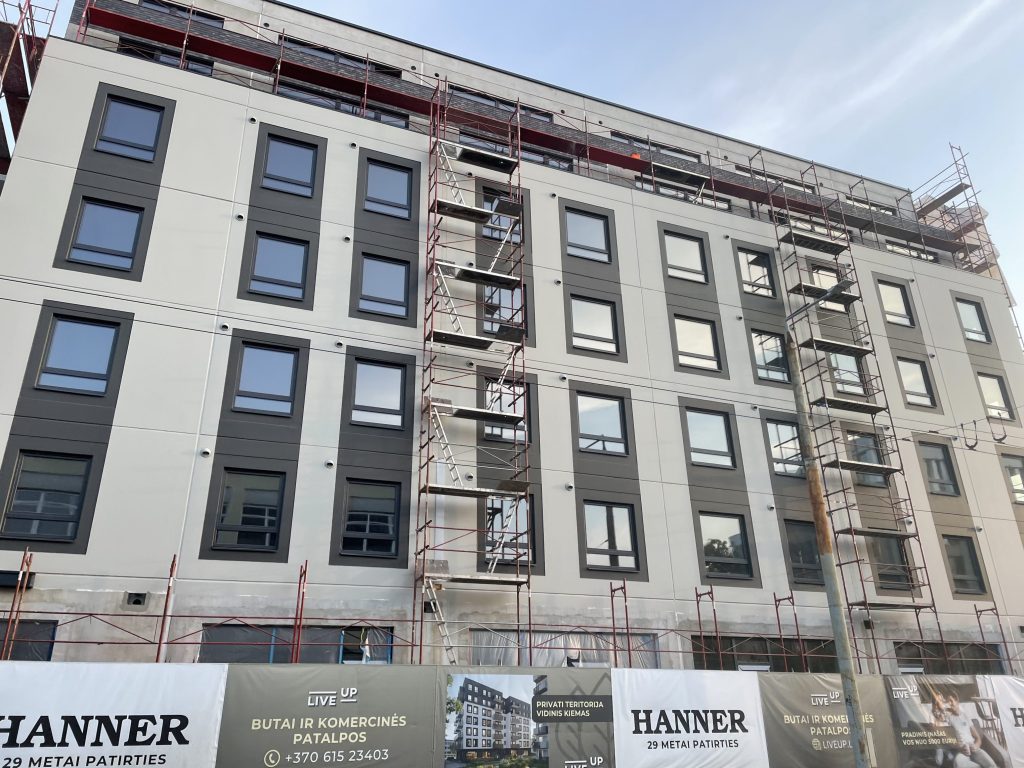 Liveup 2 etapas (Naugarduko g. 62) - Multi apartment - construction photos