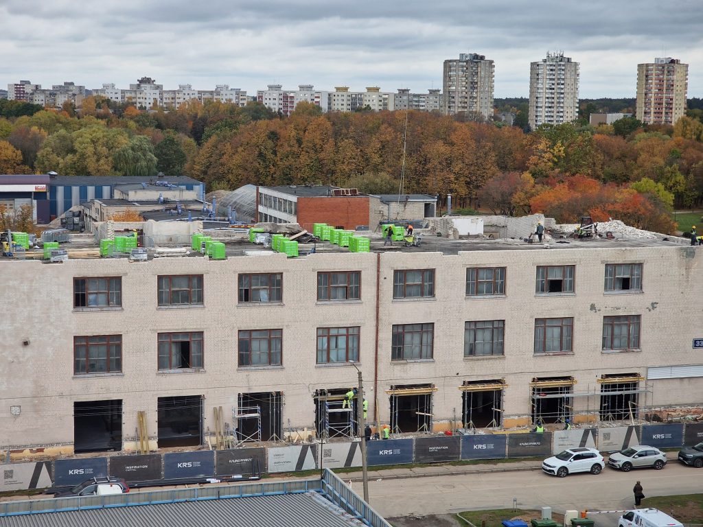 Kauno parkas 1 etapas (Savanoriu pr. 339B) - Büroohoone - ehituse fotod