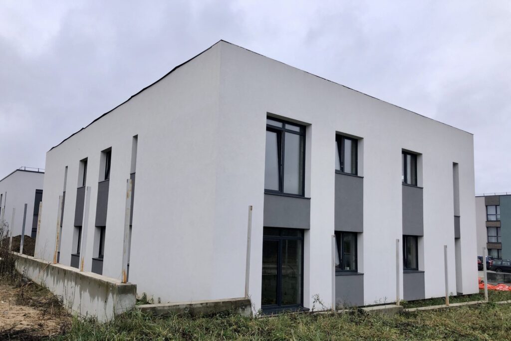 Naujasis Antakalnis Taurijos g. 45, 47, 49, 51, 53, 55 (Taurijos g. 45, 47, 49, 51, 53, 55) - Row housing - construction photos