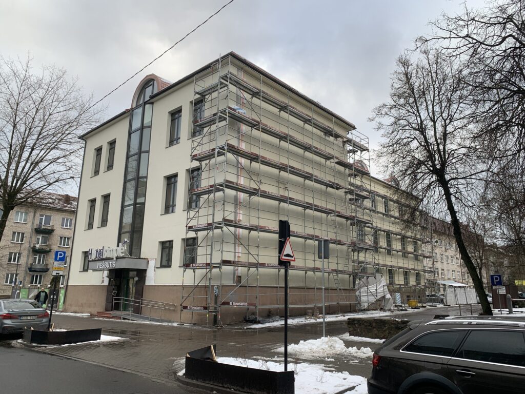 NU WAVE (T. Ševčenkos g. 21) - Hotel, Multi apartment - construction photos