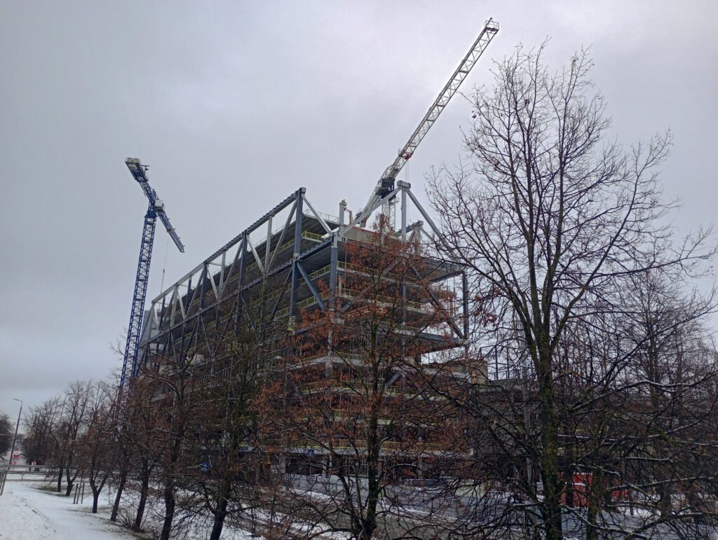 Preses Nama Kvartāls - 1. kārta (Balasta dambis 2) - Biroju centrs - būvdarbu attēli