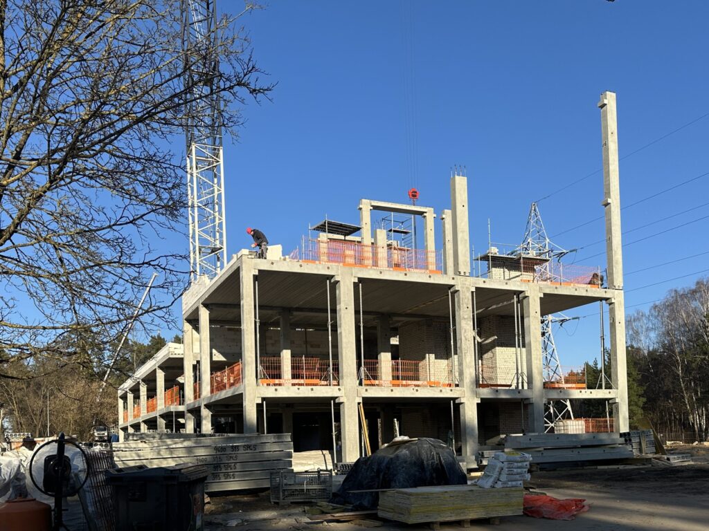 Nemenčinės pl. 13A | Pastatas 2 (Nemenčinės pl. 13A) - Co-living - construction photos