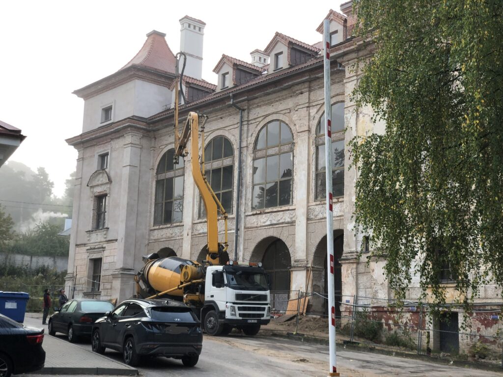 Sapiegų rūmai (L. Sapiegos g. 13) - Cultural center - construction photos