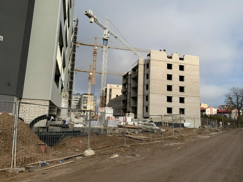 K17 (Kernavės g. 15, 17) - Multi apartment - construction photos