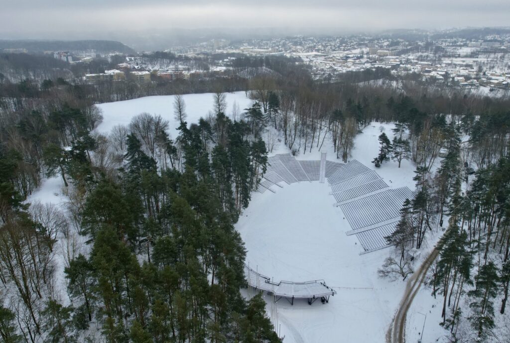 Kalnų parkas (Arsenalo g. 5) - Park - construction photos