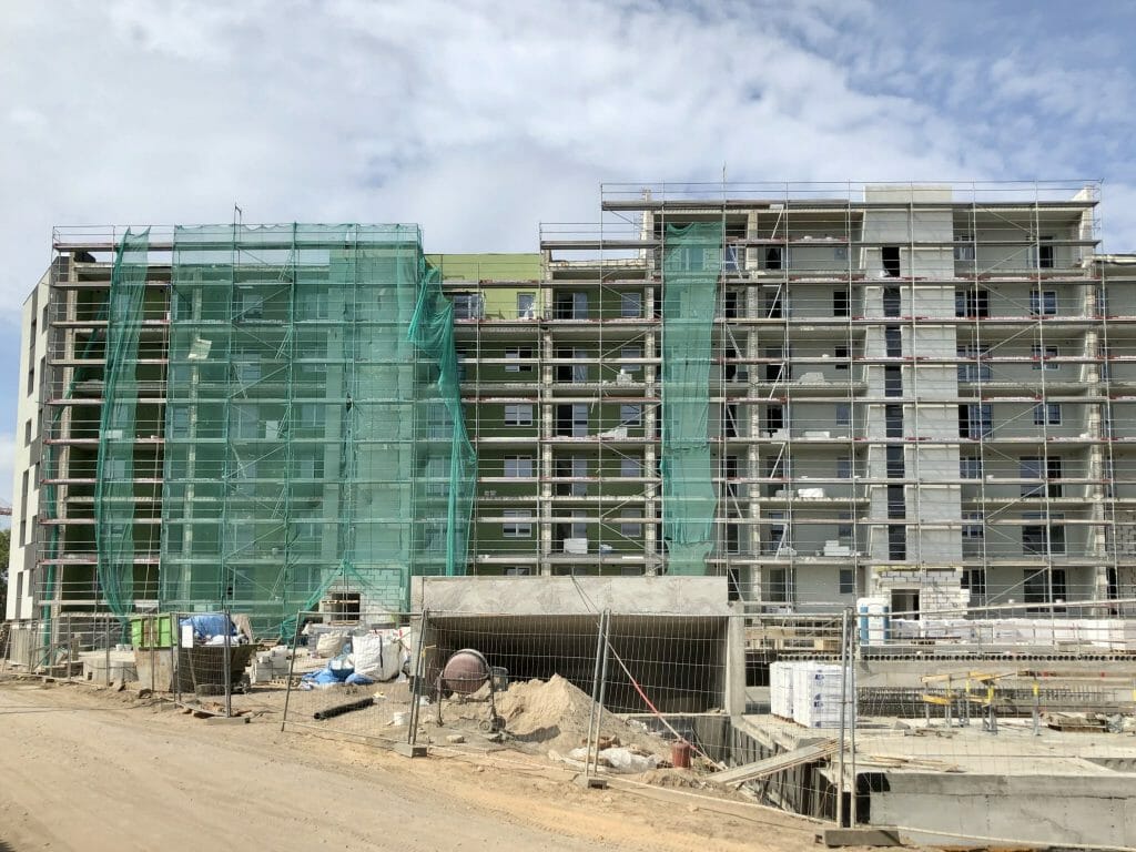 K17 (Kernavės g. 15, 17) - Multi apartment - construction photos