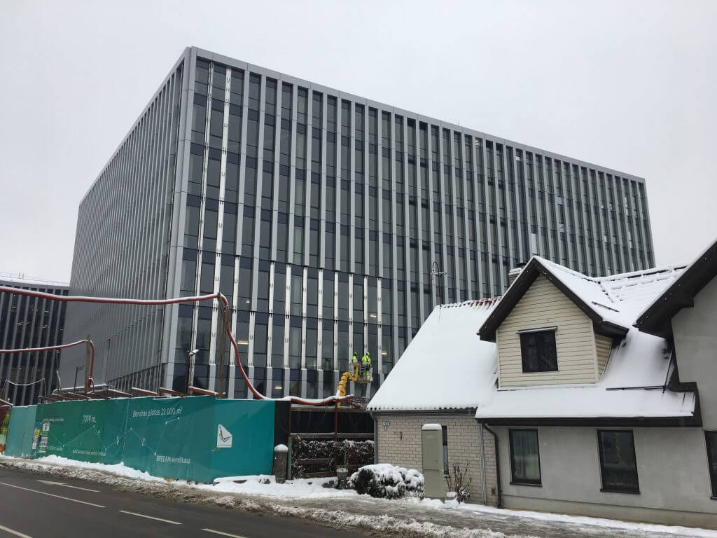 Park Town (Lvovo g. 105A) - Office center - construction photos