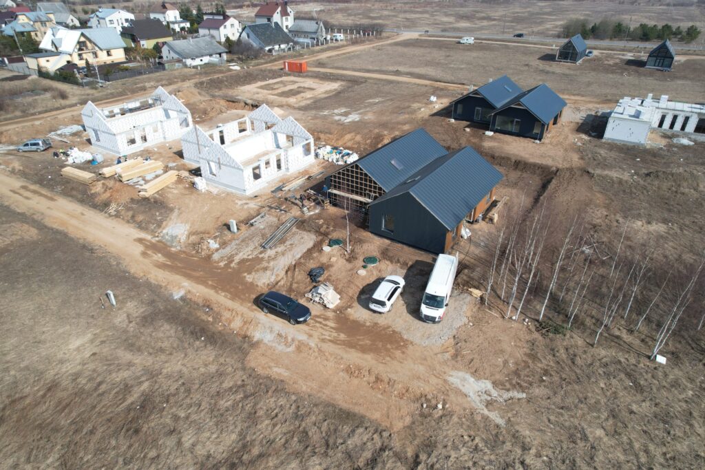 Fabriko g. namai (Fabriko g. 37, 37B, 37E, 37F, 37G,) - Row housing - construction photos