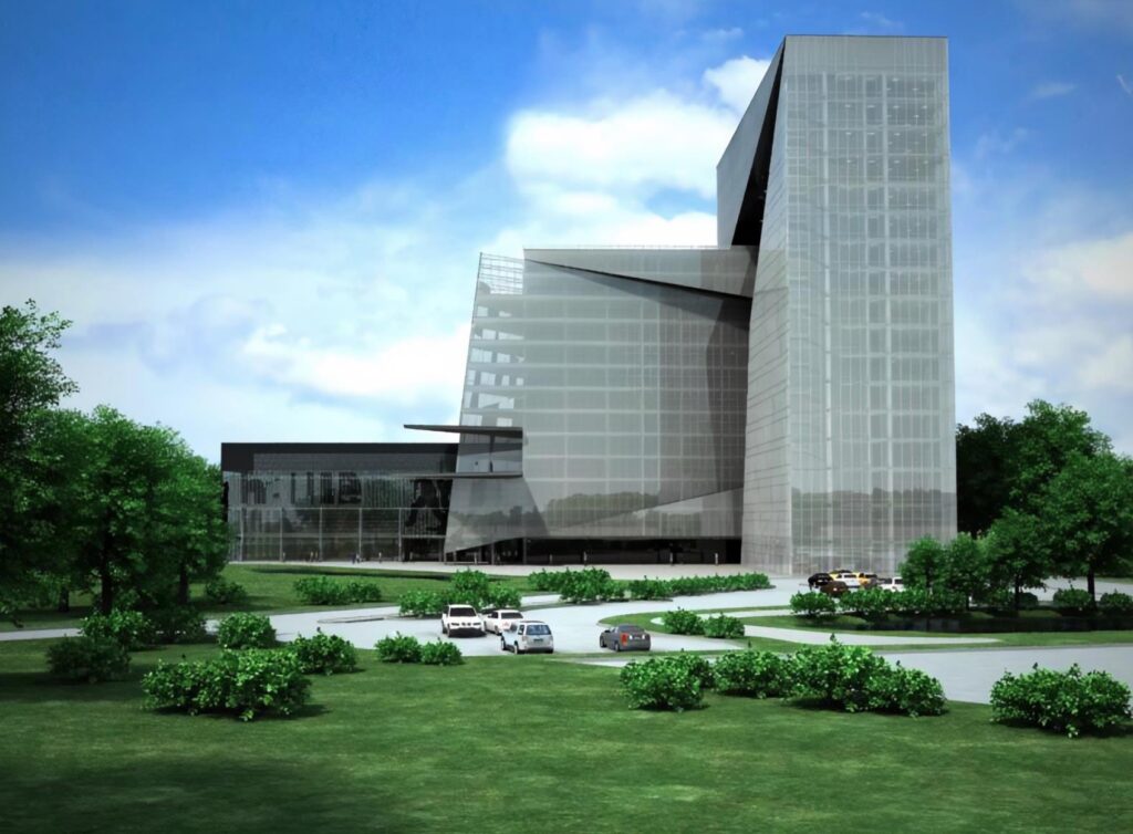 Dambja iela 8 (Dambja iela 8) - Health center, Office center, Sports arena - visualization