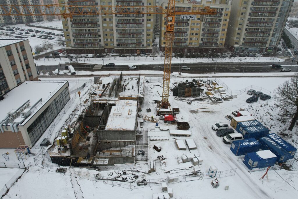 City Stories 1 etapas (A namas) (Pavilnionių g. 32) - Multi apartment - construction photos