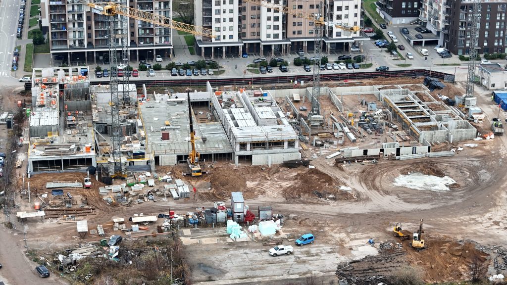 Just-in 1 etapas (A, B, C) (Justiniškių g. 126) - Daugiabutis - statybų nuotraukos