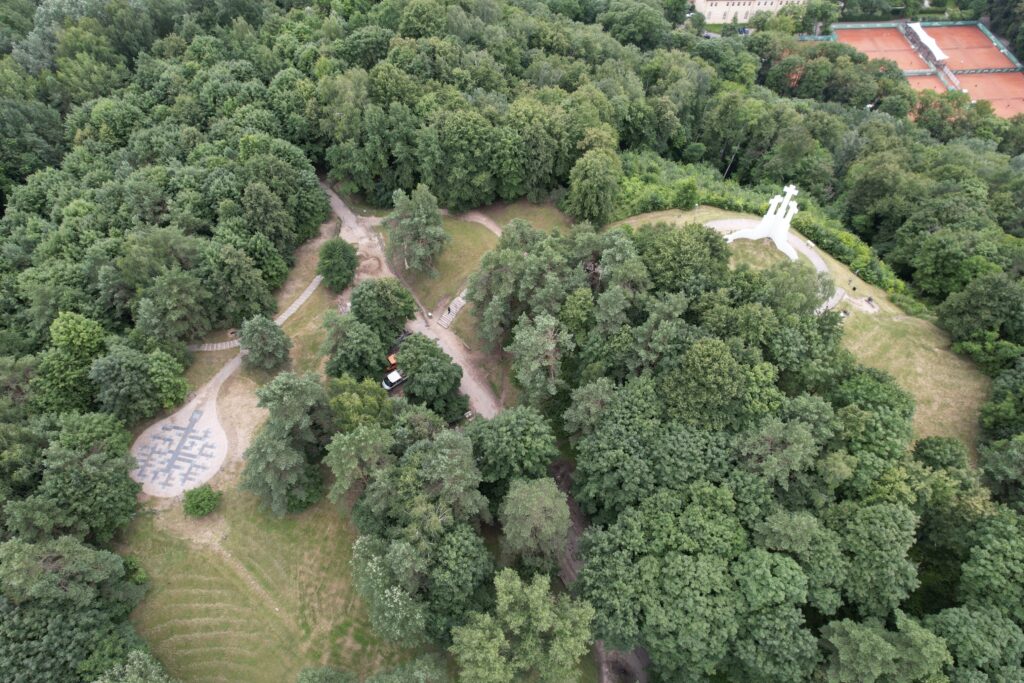 Kalnų parkas (Arsenalo g. 5) - Park - construction photos