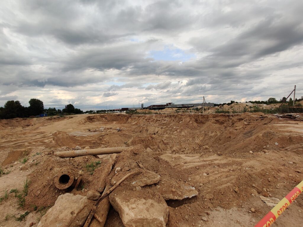 Daugiafunkcis sveikatinimo, ugdymo, švietimo, kultūros ir užimtumo kompleksas 1 etapas (stadionas) (Ozo g. 27) - Stadium - construction photos