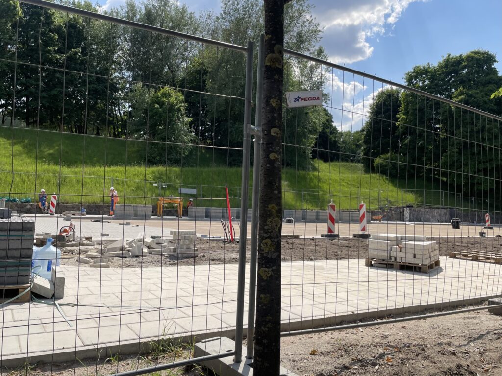 Tauro kalno parkas (V. Mykolaičio-Putino g.) - Park - construction photos