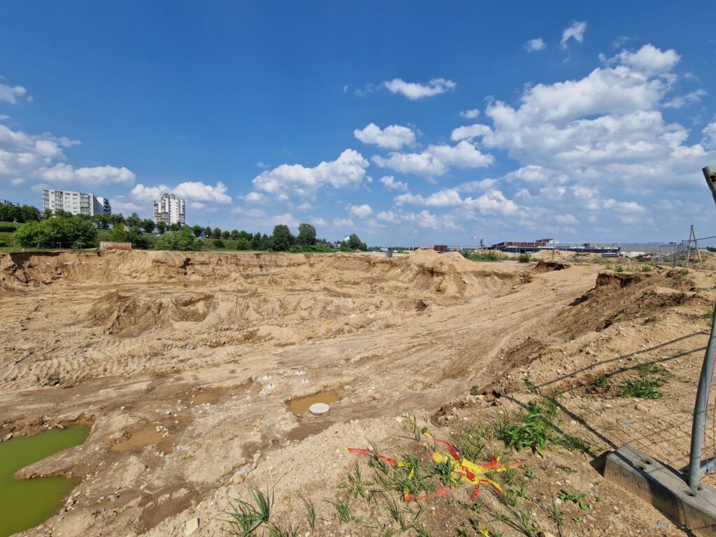Daugiafunkcis sveikatinimo, ugdymo, švietimo, kultūros ir užimtumo kompleksas 1 etapas (stadionas) (Ozo g. 27) - Stadium - construction photos