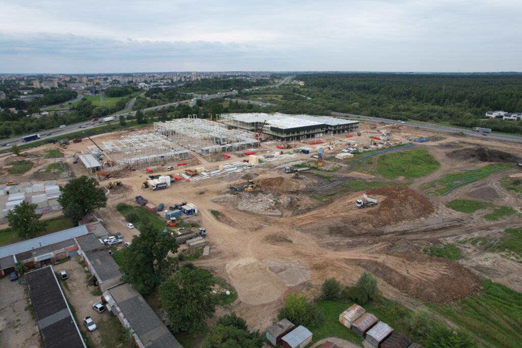 Urban Hub Kaunas 1 etapas (Veterinarų g. 4) - Stock office / Flex space - construction photos