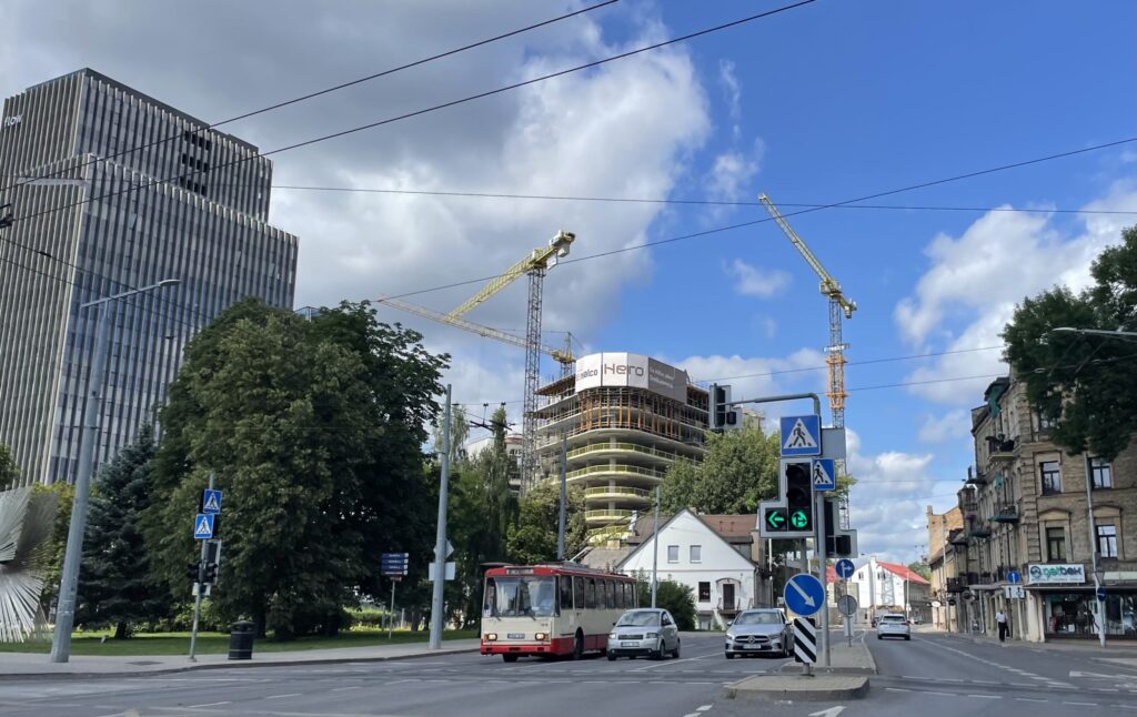 HERO (Lvivo g. 21) - Office center - construction photos