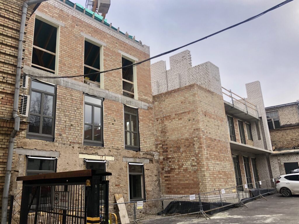 Totorių sodas (Totorių g. 13) - Multi apartment - construction photos