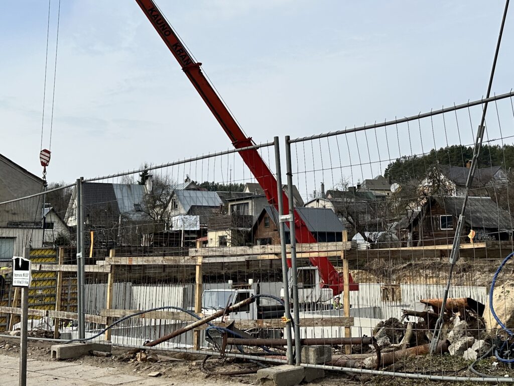 Batoro 34 (Stepono Batoro g. 34) - Multi apartment, Office center - construction photos