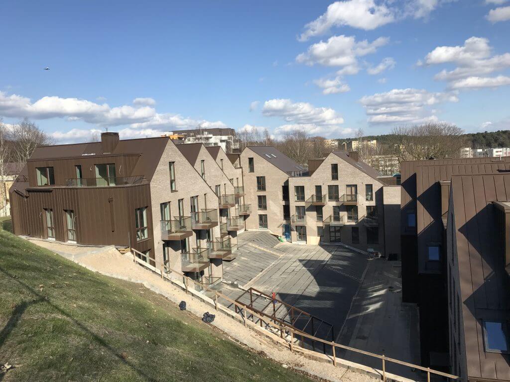 Užupio terasos (Kreivasis skg. 18) - Multi apartment - construction photos