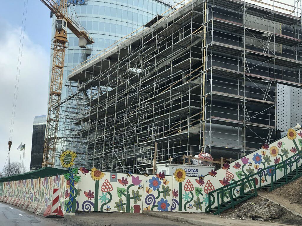 Green Hall 3 (Upės g. 9) - Office center - construction photos