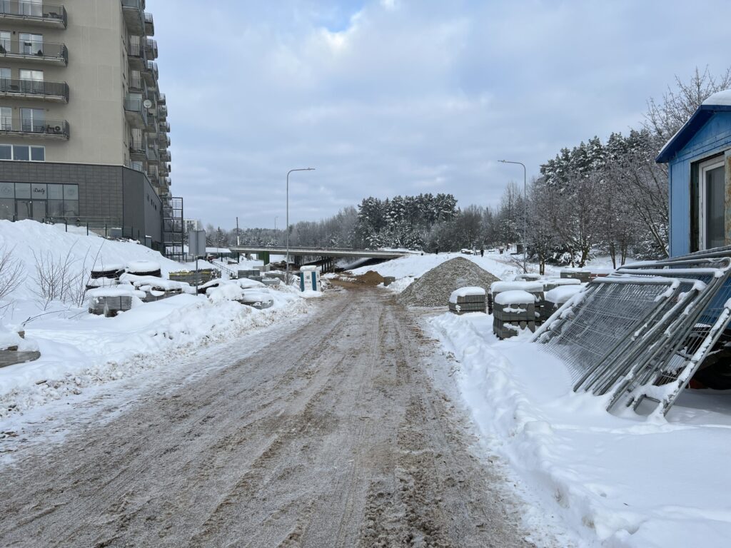 Smalinės g. tęsinys (Smalinės g.) - Bike path, Street - construction photos