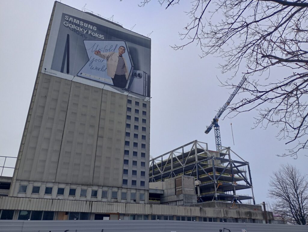 Preses Nama Kvartāls - 1. kārta (Balasta dambis 2) - Biroju centrs - būvdarbu attēli