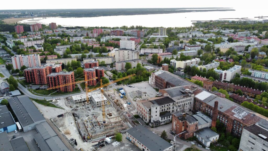 Manufaktuuri kvartal (Manufaktuuri 7) (Manufaktuuri 7/1, 7/2) - Korterelamu - ehituse fotod