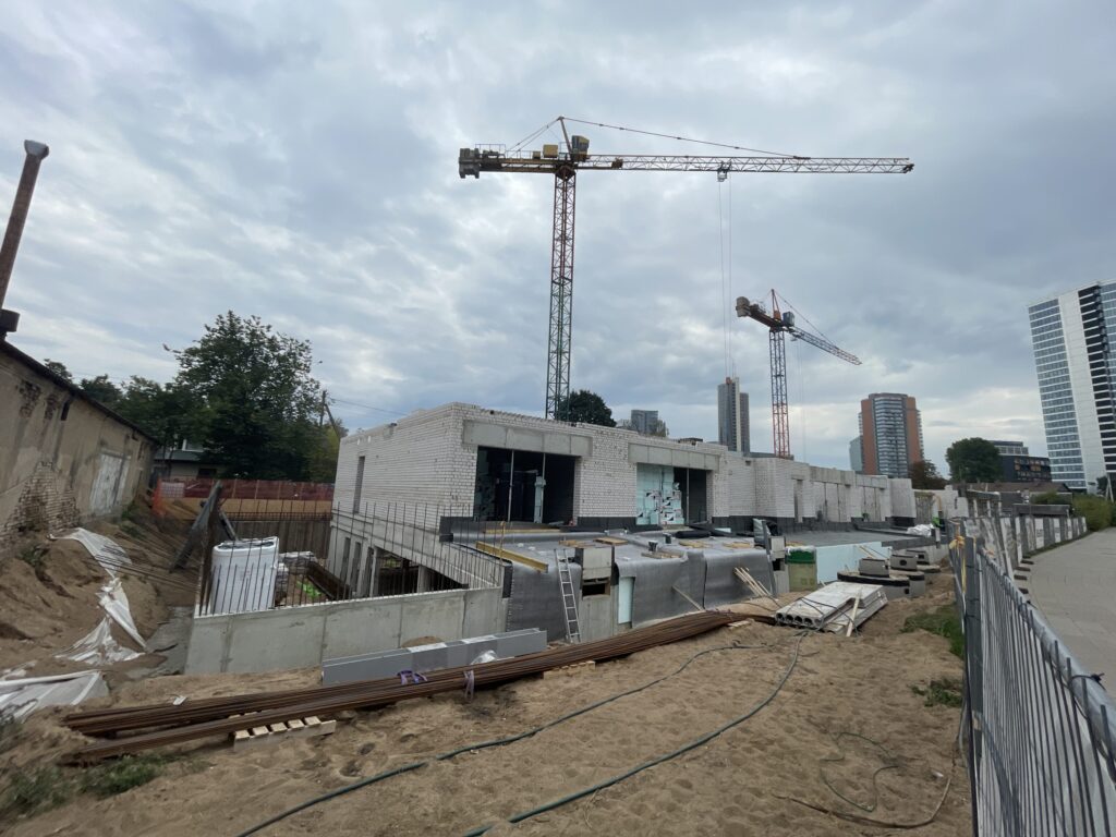 Šnipiškių solo (Veprių g. 4) - Daudzdzīvokļu nams - būvdarbu attēli