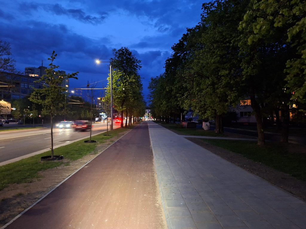 Žirmūnų g. dviračių takas nuo Kareivių g. iki LIDL (Žirmūnų g.) - Bike path - construction photos