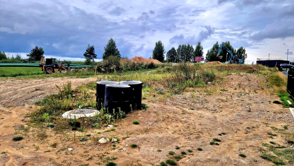 Karaliaučiaus g. tarp M. Mažvydo ir L. Rėzos al. ir M. Mažvydo g. atkarpa (Karaliaučiaus g., M. Mažvydo g.) - Dviračių takas, Gatvė - statybų nuotraukos