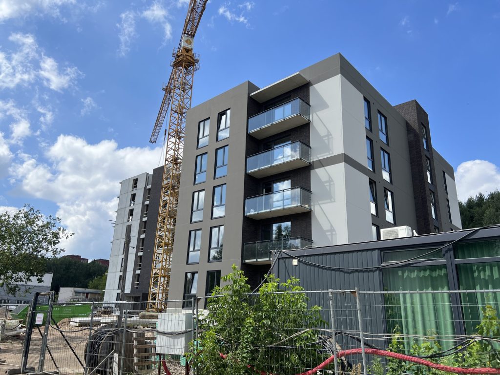 YZY Kartos (Sudervės kel. 3) - Multi apartment - construction photos