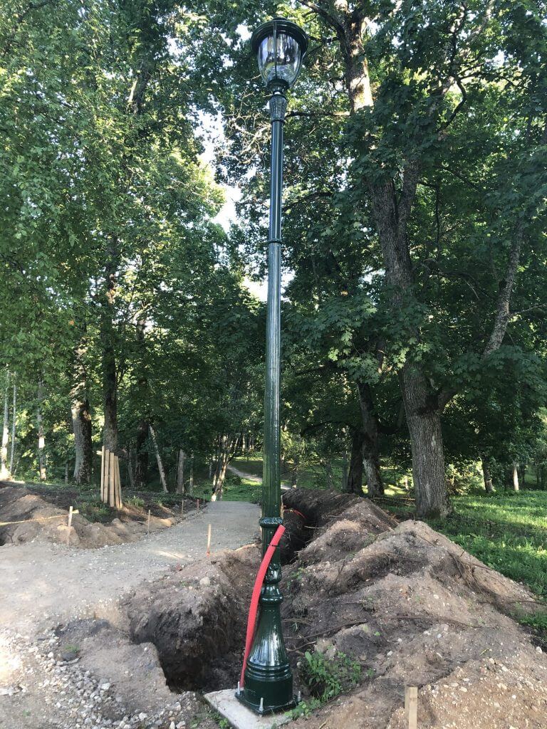 Trakų Vokės dvaro sodybos parkas (E. Andrė g.) - Park - construction photos