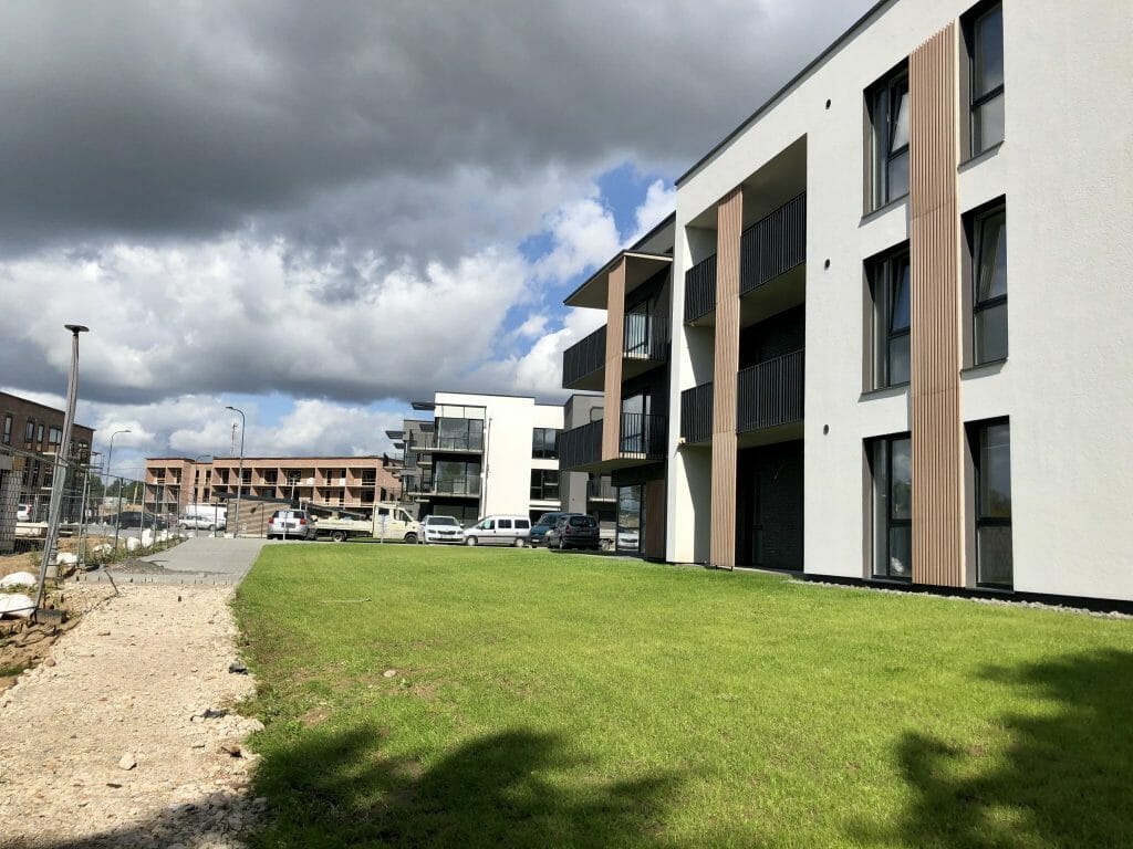 Gilužio rivjera 1 etapas (Gilužio g. 33, 35, 37) - Multi apartment - construction photos