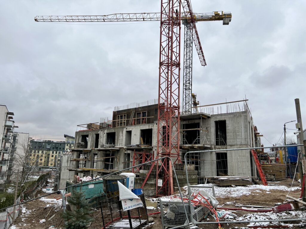 Žvėryno City (Paribio g. 12) - Multi apartment - construction photos