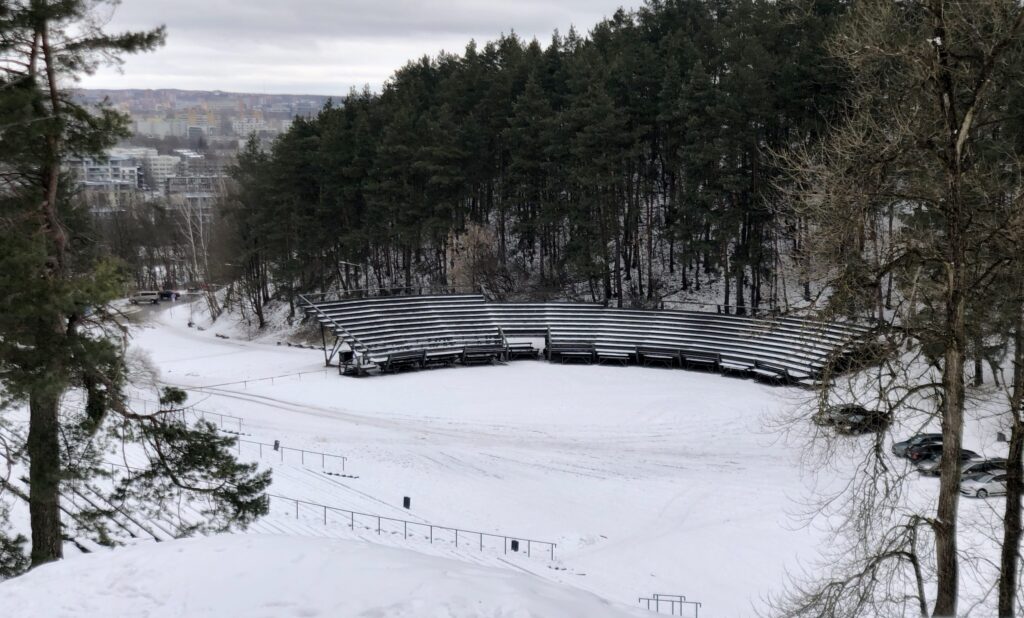 Kalnų parkas (Arsenalo g. 5) - Park - construction photos