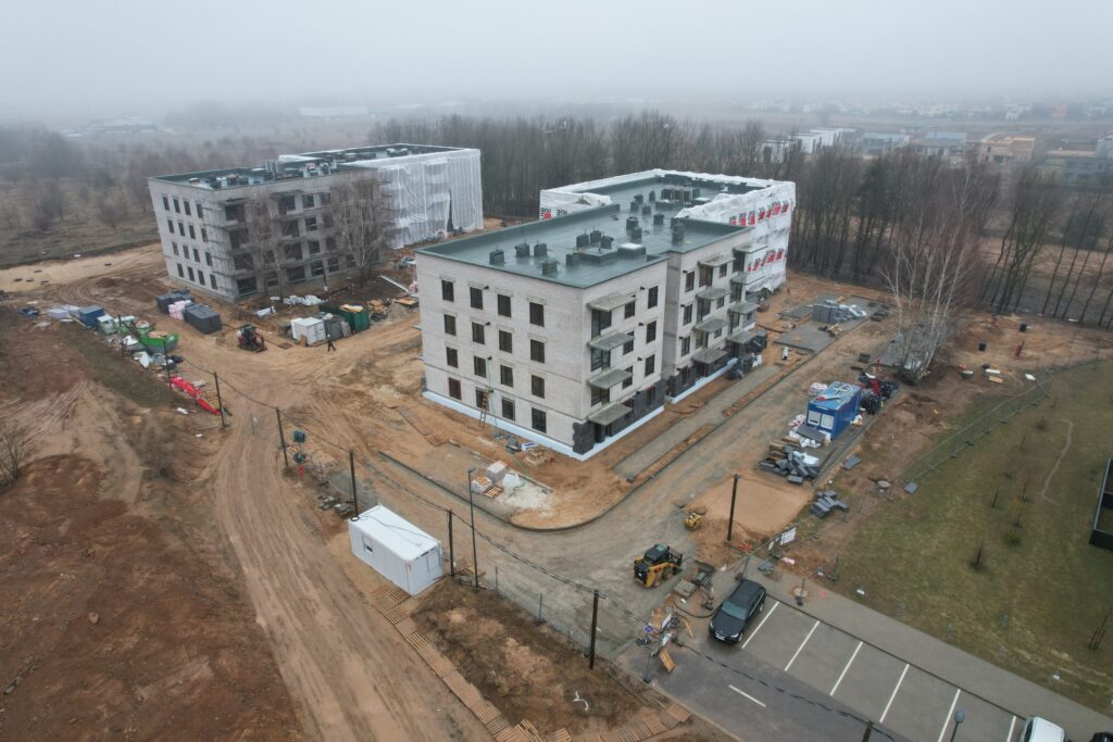 Bajorų alėjos 3 etapas (Salaspilio g. 1) - Multi apartment - construction photos