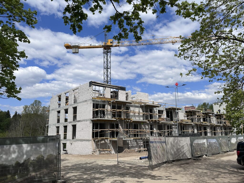 Vileišio 27 (P. Vileišio g. 27A) - Multi apartment - construction photos