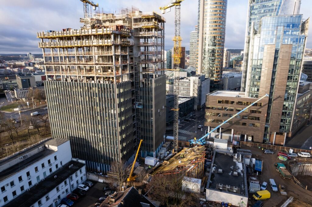 FLOW (Lvovo g. 21A) - Office center - construction photos