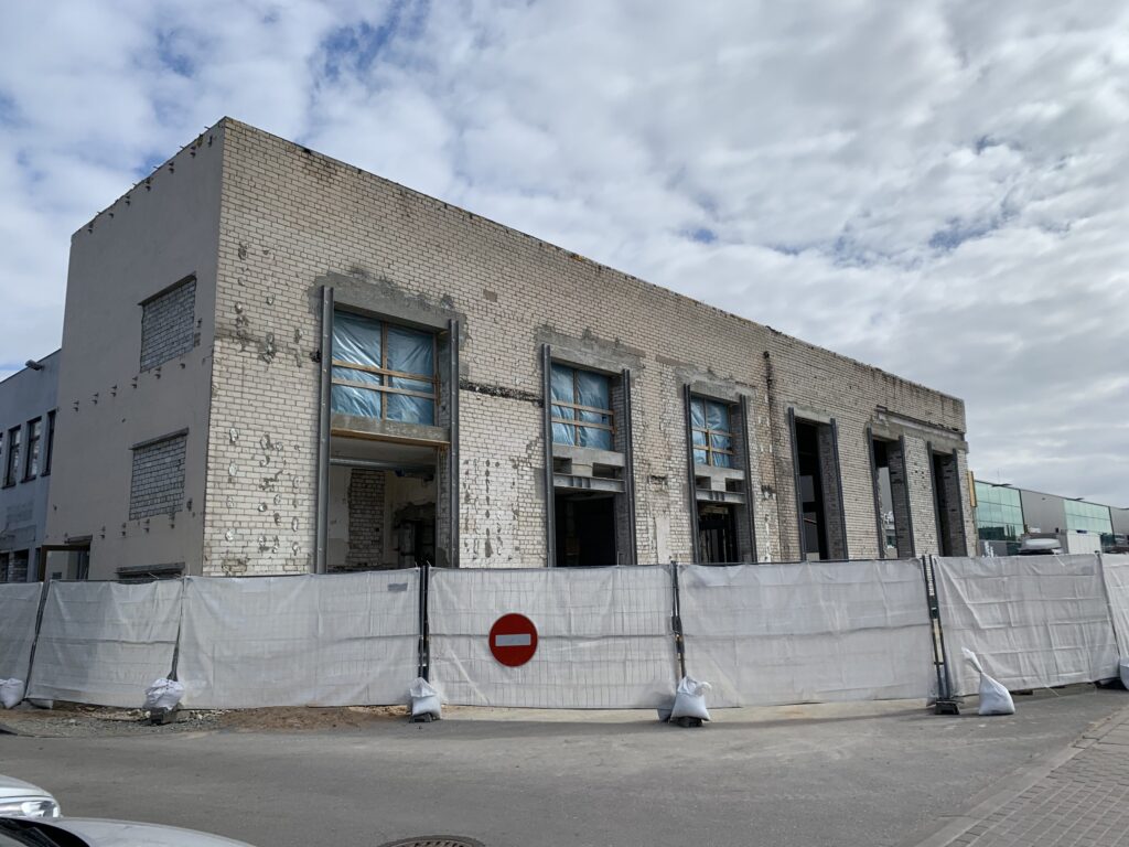 P. Lukšio g. 17 (Ogmios miestas) (P. Lukšio g. 17) - Office center, Shopping center - construction photos