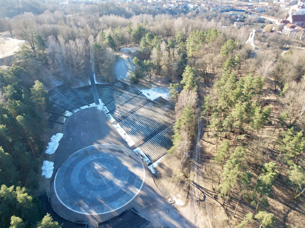 Kalnų parkas (Arsenalo g. 5) - Park - construction photos