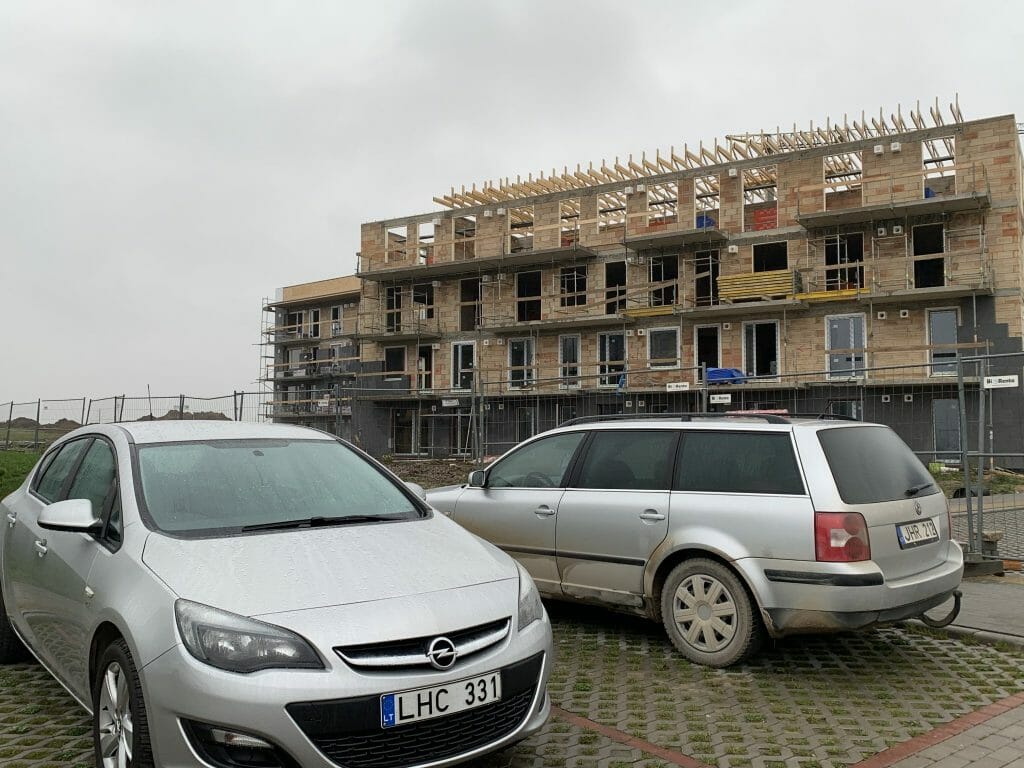 Saulės butai 4 etapas (Ragainės g. 14) - Daugiabutis - statybų nuotraukos