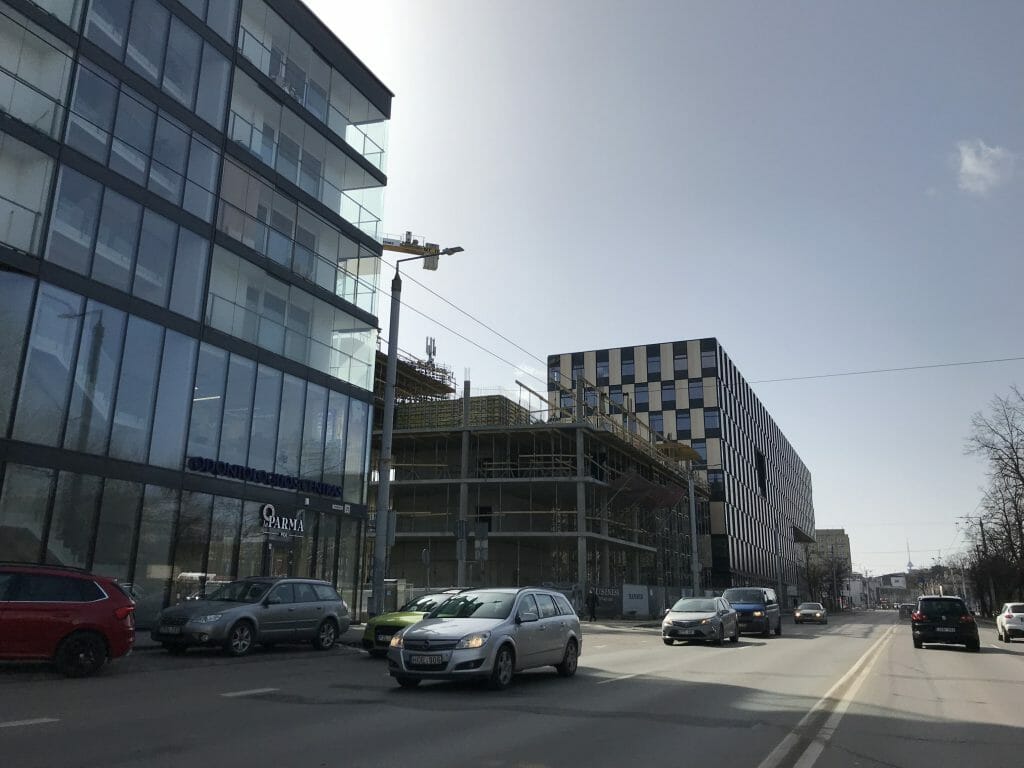 Business Stadium North East (Rinktinės g. 3) - Verslo centras - statybų nuotraukos