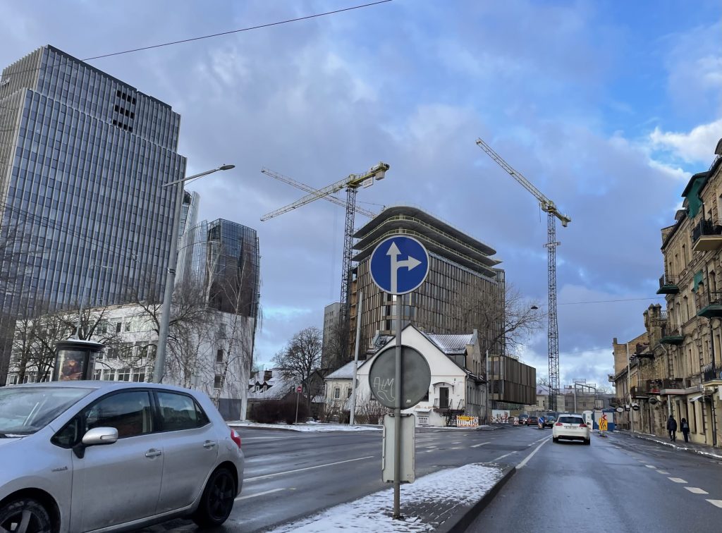 HERO (Lvivo g. 21) - Office center - construction photos