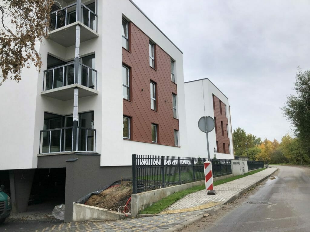 Panoramos trio (Amerikos Lietuvių g. 21) - Multi apartment - construction photos