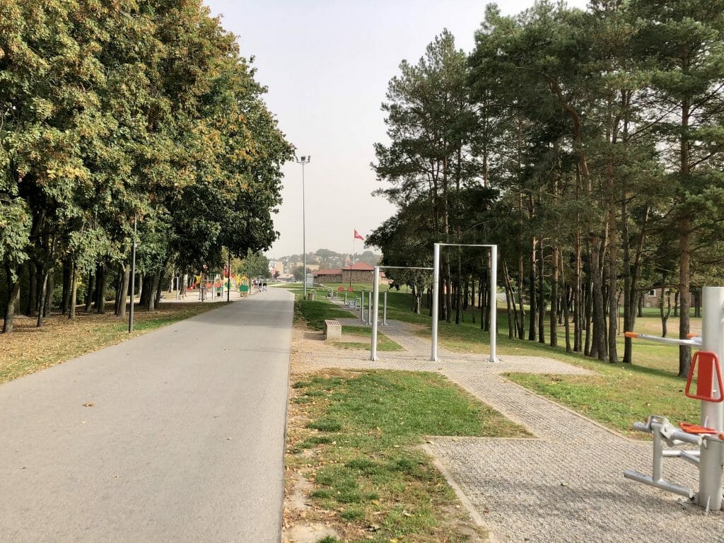 Santakos parkas (Prieplaukos krant.) - Park - construction photos