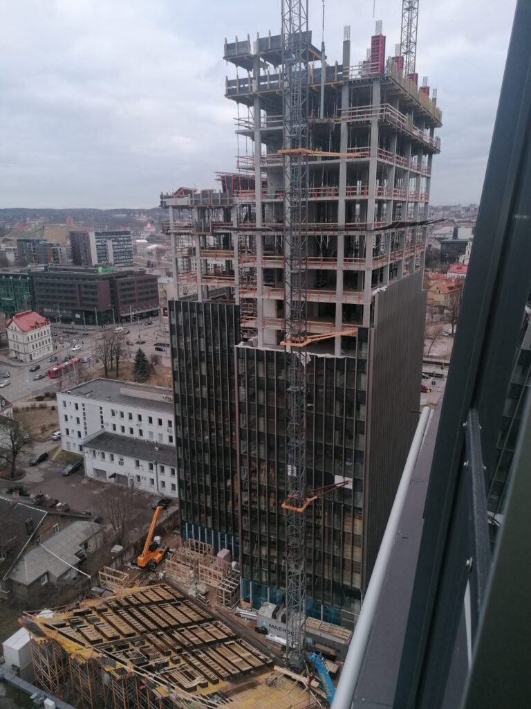 FLOW (Lvovo g. 21A) - Office center - construction photos