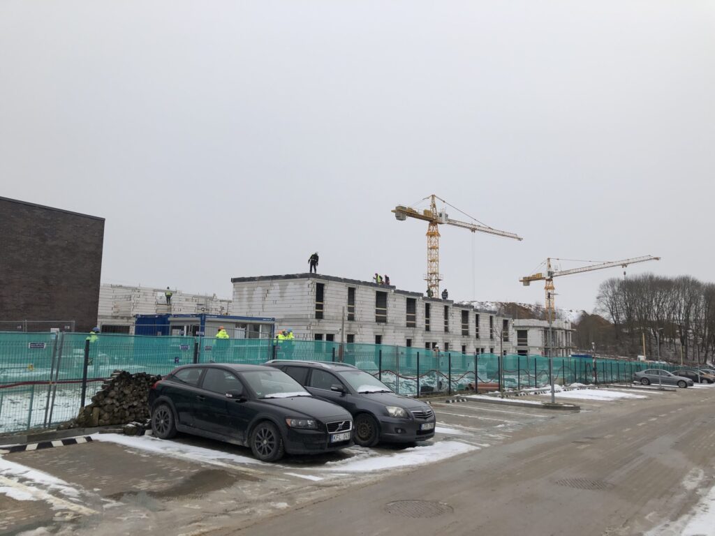 PaJustis 2 etapas (sublokuoti namai) (Mozūriškių g. 190) - Row housing - construction photos